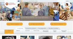Desktop Screenshot of cliniquejulesverne.fr